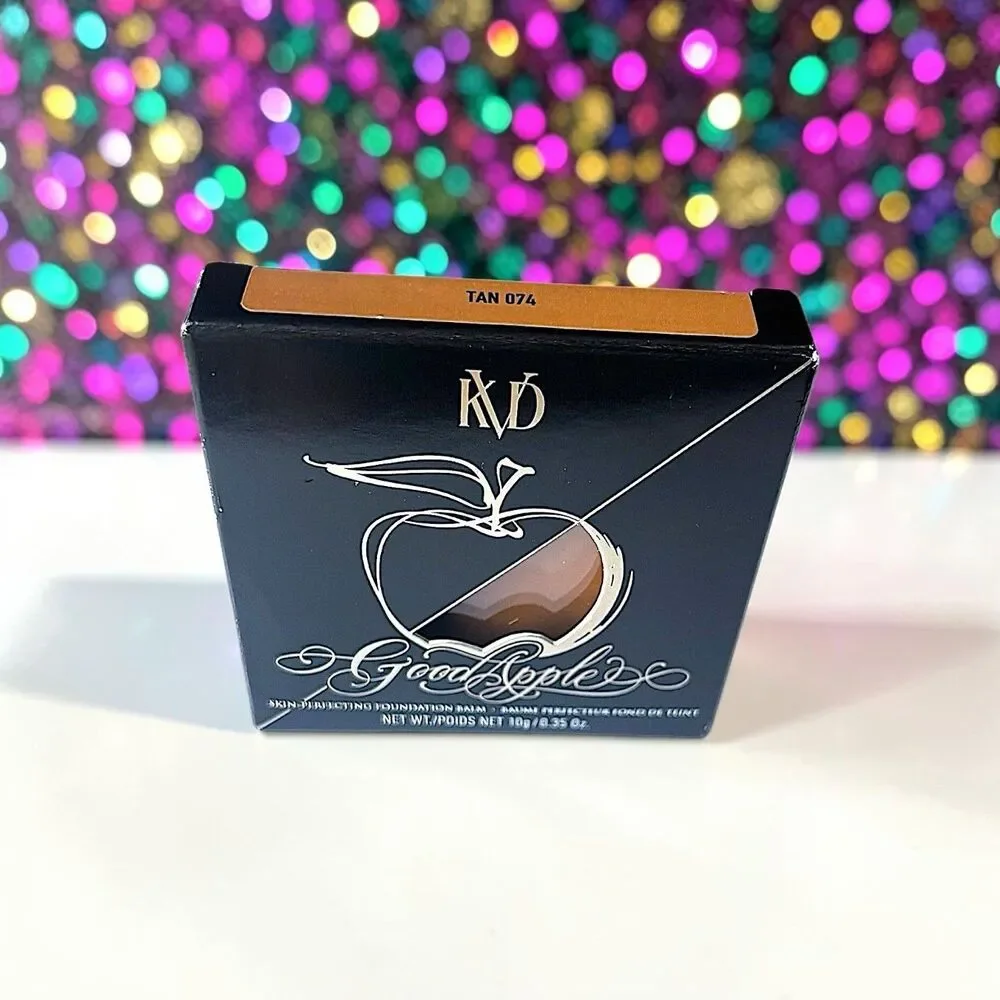 Kat Von D KVD Good Apple Skin-Perfecting Foundation Balm in Tan 074 .35oz NIB
